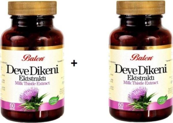 Balen 2 Kutu Deve Dikeni Ekstarktı Milk Thistle 300 Mg 60 Kapsül - Image 1