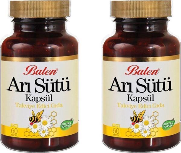 Balen Arı Sütü Kapsül 375 Mg 60 Kapsül 2 Adet - Image 1