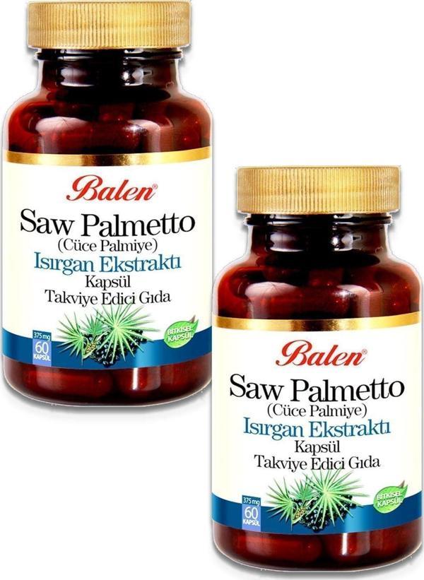 Balen Saw Palmetto Isırgan Ekstraktı Çinko 375Mg 60 Kapsül X 2 Adet - Image 1