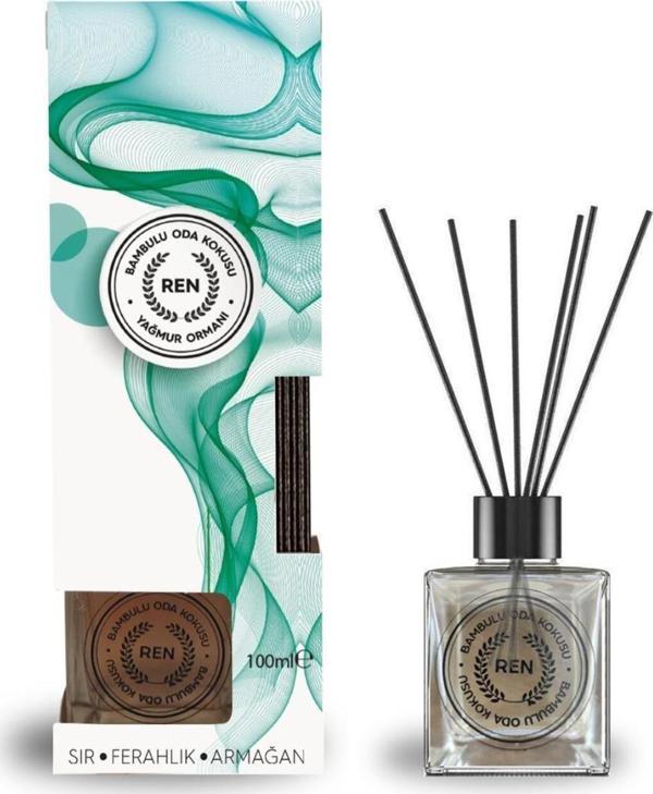 Ren Yağmur Ormanı Bambu Çubuklu Oda Kokusu 100 Ml Reed Diffuser - Rain Forrest - Image 1