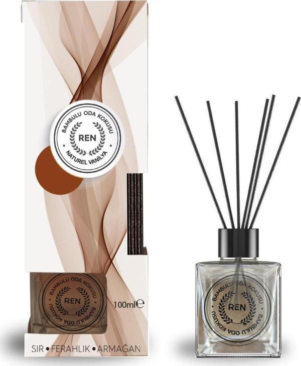 Ren Naturel Vanilya Bambu Çubuklu Oda Kokusu 100 Ml Reed Diffuser - Natural Vanilla - Image 1