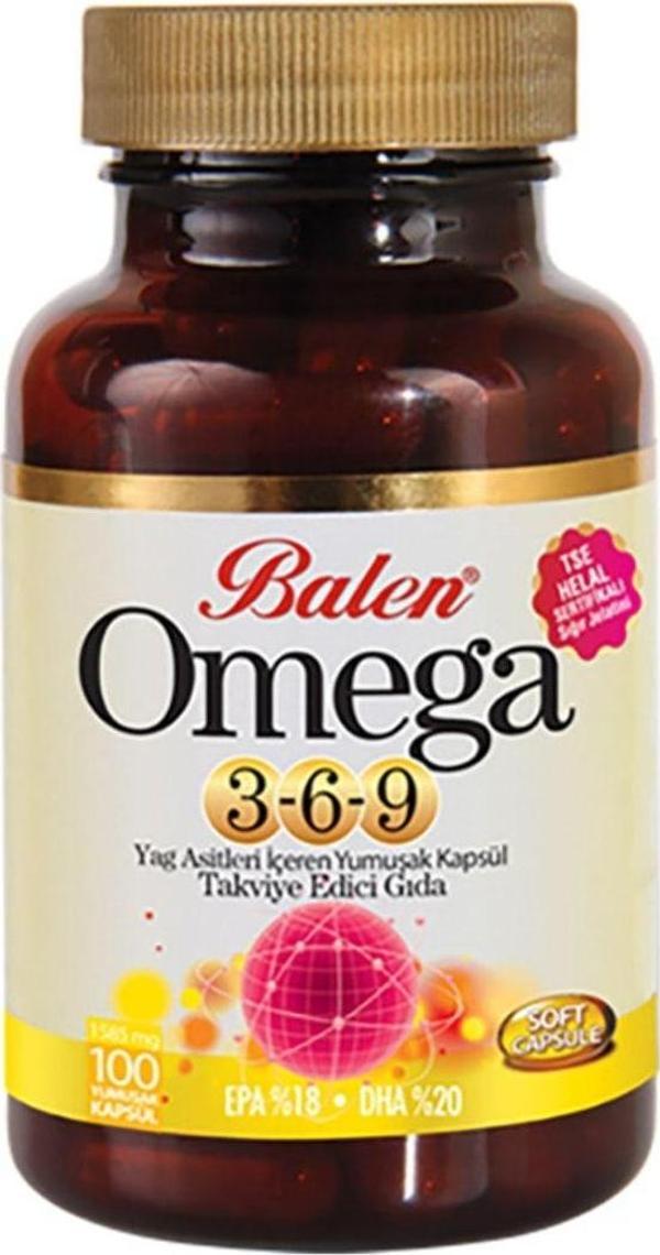 Balen Omega 3-6-9 Yumuşak Kapsül 1585 Mg*100 - Image 1