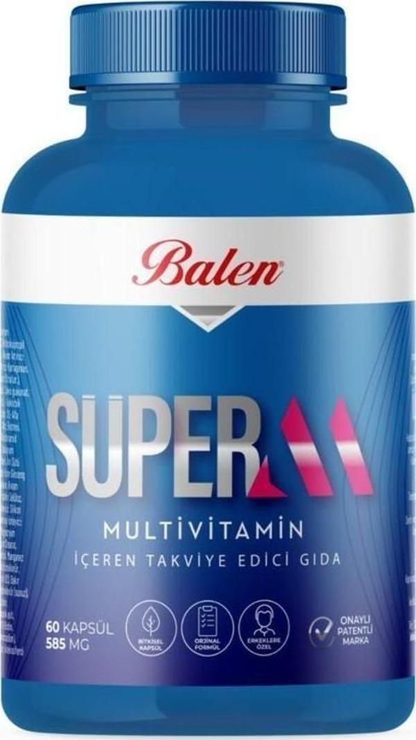 Balen Süper-M Multivitamin Kapsül * 585 Mg 60 - Image 1