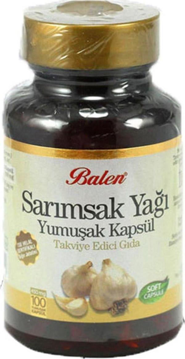 Balen Sarımsak Yağı Yumuşak Kapsül 450 Mg 100 Kapsül Balen - Image 1