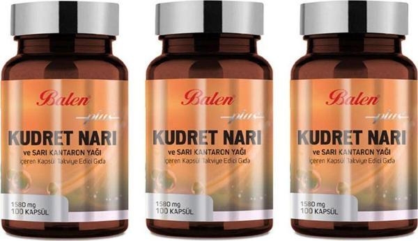 Balen Kudret Narı-Sarı Kantaron Yağı Soft Kapsül 100 Kap X 3 Adet - Image 1