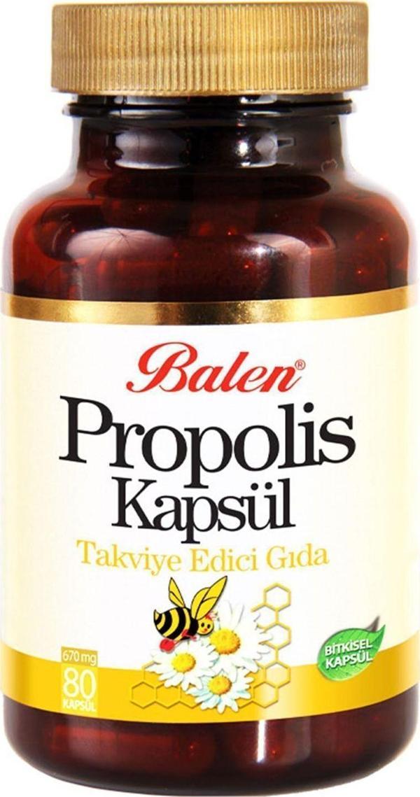 Balen Propolis Kapsül 670 Mg*80 Kapsül - Image 1