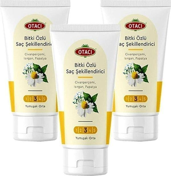 Otacı Bitkisel Saç Şekillendirici 150 Ml Yumuşak - Orta X 3 Adet - Image 1