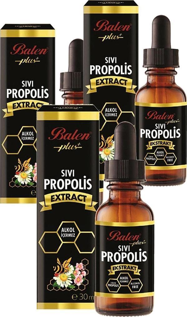 Balen Sıvı Propolis Ekstraktı Su Bazlı 30 Ml 3 Adet - Image 1