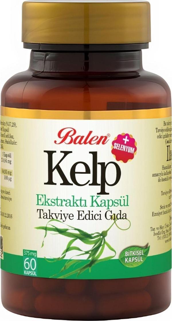 Balen Kelp Ekstraktı - Selenyum Kapsül 375Mg 60 Adet Kapsül - Image 1