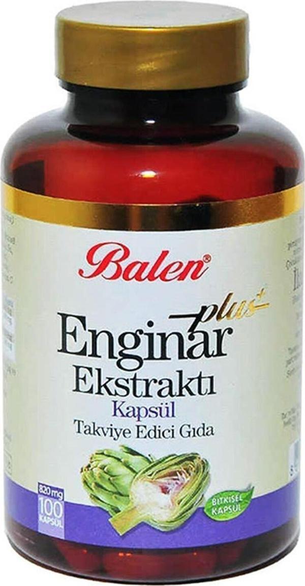 Balen Enginar Plus Ekstrakt 820 Mg 100 Kapsül - Image 1