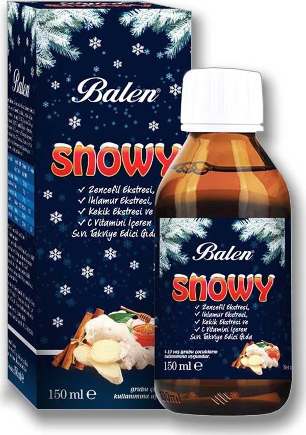 Balen Snowy Zencefil Ekstresi-Ihlamur Ekstresi Şurup 150 Ml - Image 1