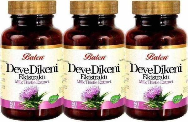 Balen Bln Deve Dikeni Ekstraktı Kapsül 375 Mg*60 3 Adet - Image 1