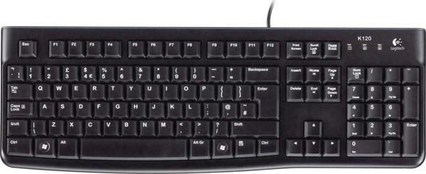 Logıtech K120 Q TR USB KABLOLU KLAVYE SİYAH (920-002505) - Image 1