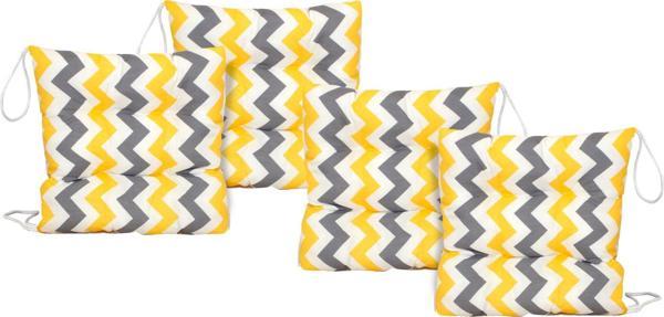 BAĞCIKLI ELYAF MİNDER 35*35 4LÜ SARI - Image 1