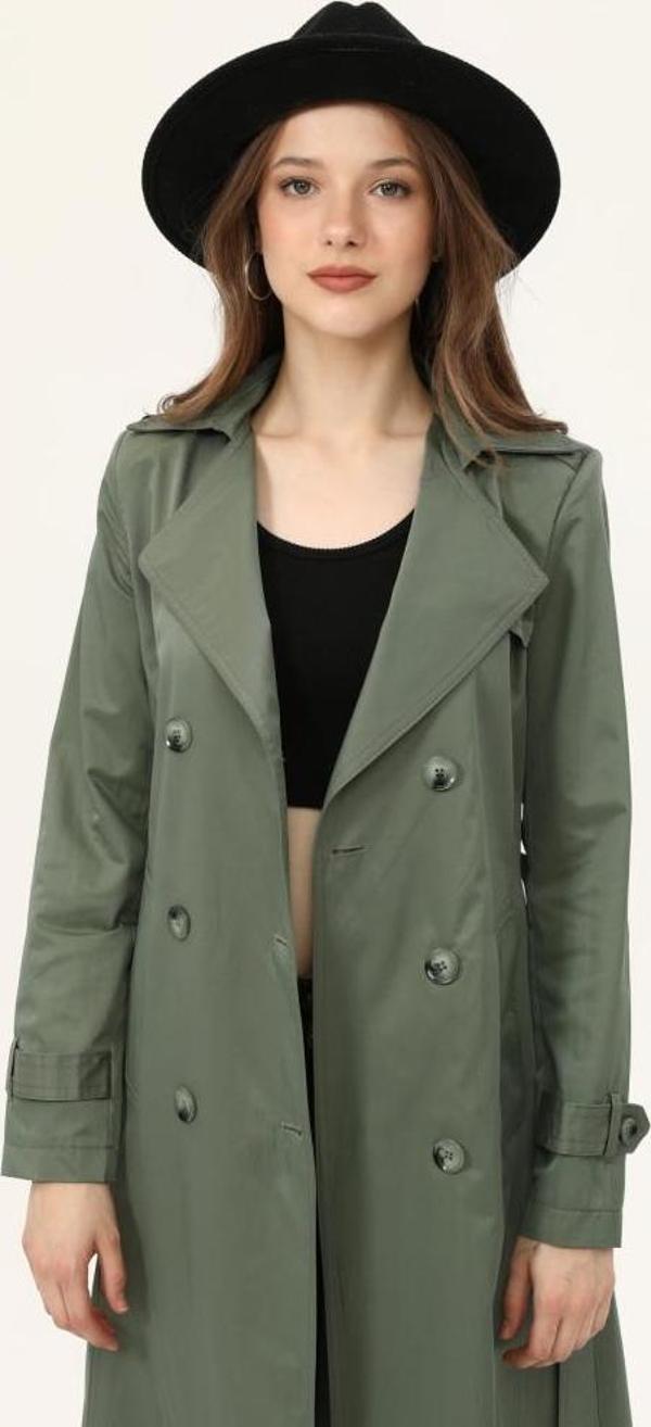 Kadın Yazlık Orta Boy Trençkot - Image 1