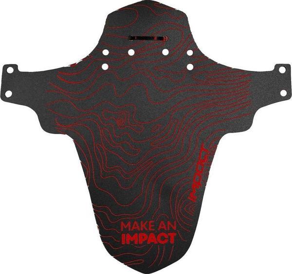 İmpact Mde-35 Mtb Plastik Ön Çamurluk (Kırmızı) - Image 1