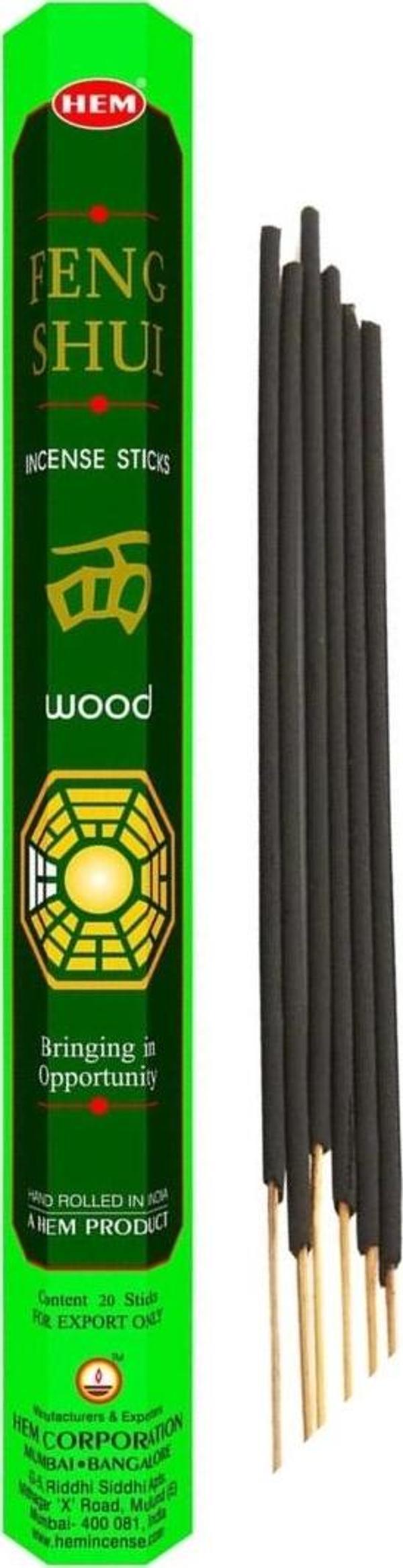 Hem Tütsü Feng Shui Wood Incense Stick - 20 Çubuk Tütsü Feng Shui Ağaç - Image 1