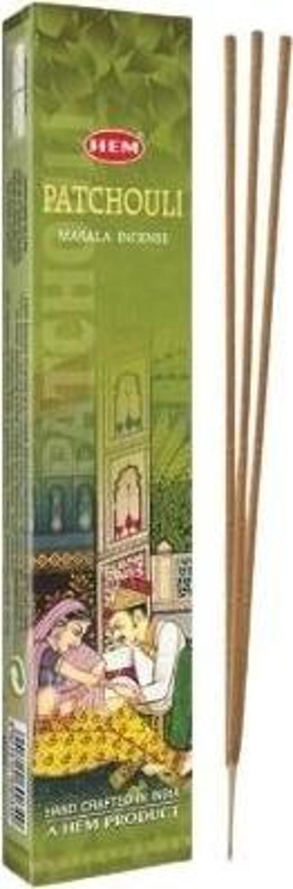 Hem Tütsü Patchouli - Paçuli Kokulu 10 Çubuk Tütsü 15Gr - Image 1