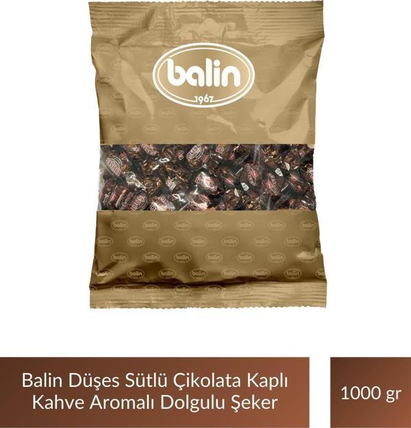 Balin Düşes Çikolata Kaplı Kahve Aromalı Sert Şeker 1000 gr - Image 1