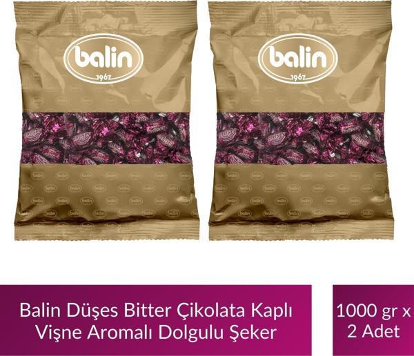 Balin Düşes Çikolata Kaplı Vişne Aromalı Sert Şeker 1000 gr x 2 Adet - Image 1