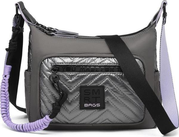 Smart Bags Parlak Kumaş Çapraz Askılı Kadın Postacı Çantası 3251 - Image 1