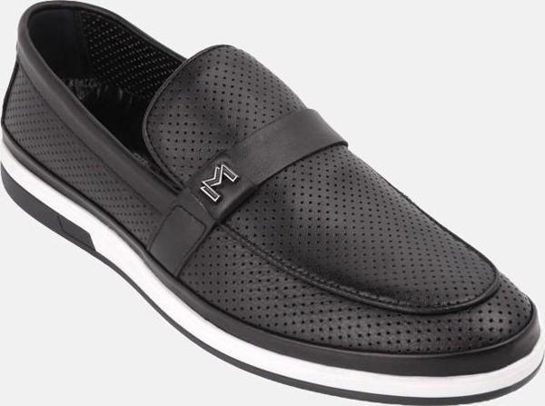 MARCOMEN 15166 LOAFER DELİKLİ YAZLIK DERİ ERKEK AYAKKAB - Image 1