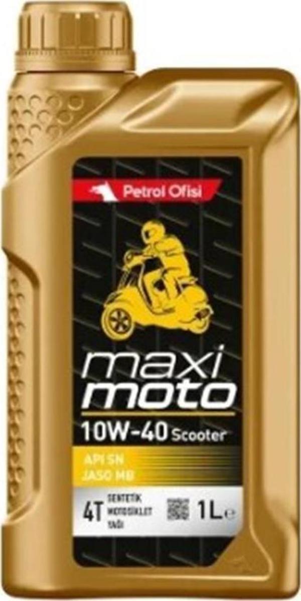 Petrol Ofisi Maximoto 10W-40 Scooter 1L - 12 Adet - Image 1