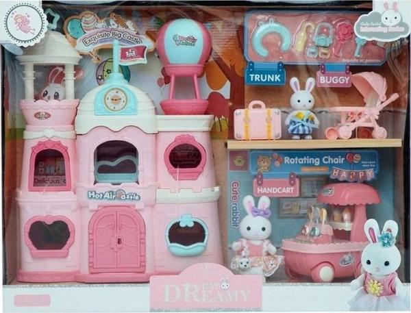 Bay Dreamy Mini Tavşan Mini Kale Oyun Seti̇ - Image 1