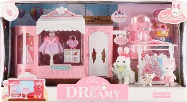 Bay Dreamy Mini Tavşan Moda Dükkanı Oyun Seti̇ - Image 1