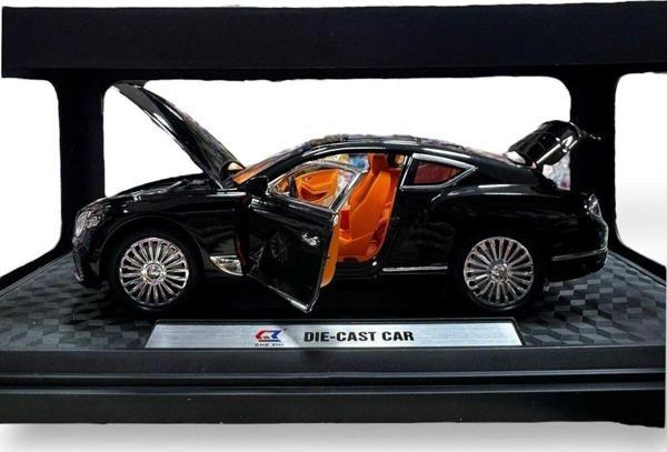 Can Ali Toys 1:24 Metal Model Koleksiyon Araba Bentey Siyah 21 Cm Cz140B - Image 1