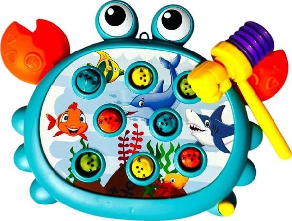 Prestij Oyuncak Kutuda Tokmaklı Köstebek Oyunu Mavi 8528-2 - Image 1