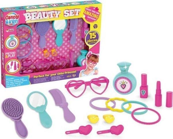 Toysturka Dede Candy & Ken Kutulu Güzellik Seti 15 Parça - Image 1