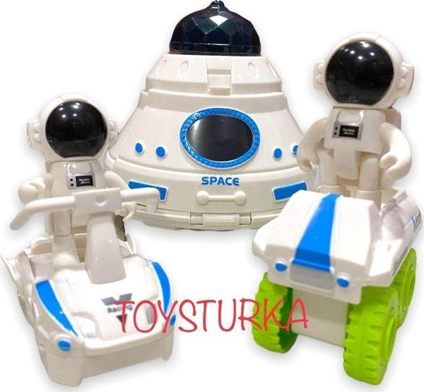 Toysturka Uzay Istasyonu Seti 3 Lü Oyuncak Uzay Seti - Image 1