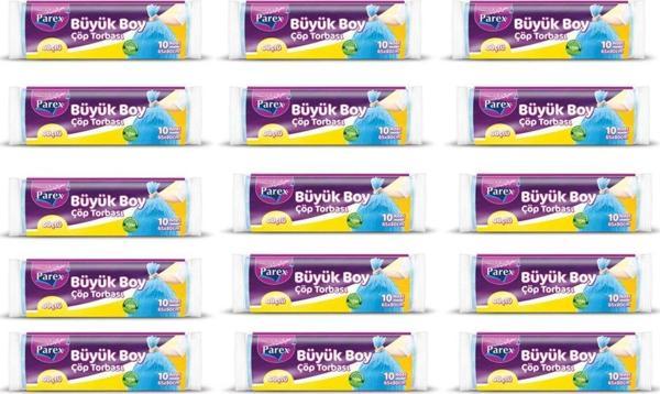 Parex Güçlü Büyük Boy Çöp Poşeti 15 Pkt - Image 1