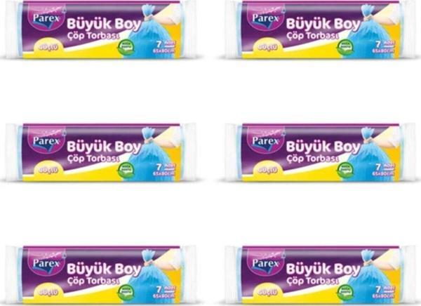Parex Güçlü Büyük Boy Çöp Torbası 6 Pkt - Image 1