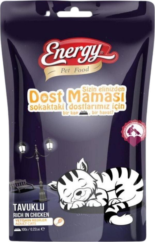 Energy Tavuklu Dostluk Kedi Maması 100 Gr -20 Adet - Image 1