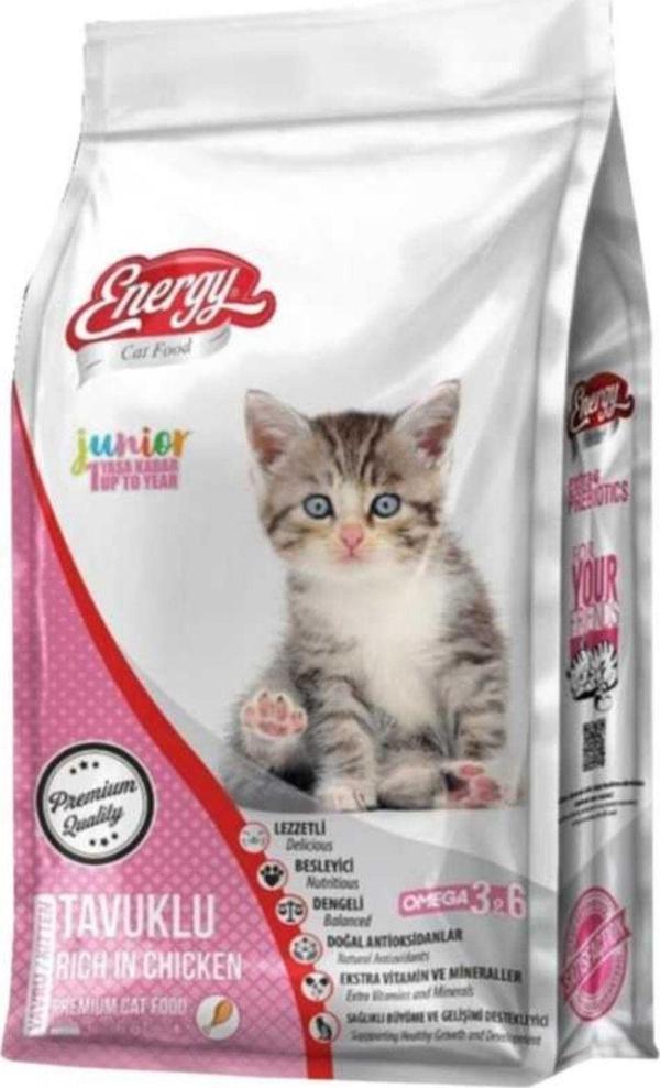 Energy Tavuklu Yavru Kedi Maması 3 Kilogram-2 Adet - Image 1