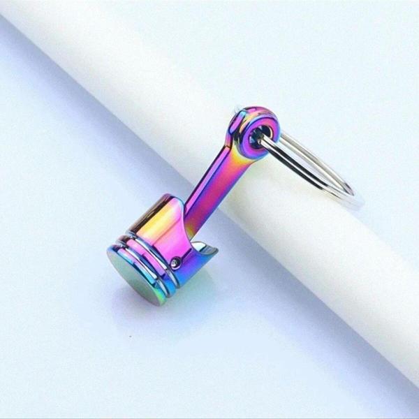 Herşey Fırsat Oto Piston Tasarımlı Anahtarlık- Gökkuşağı - Image 1