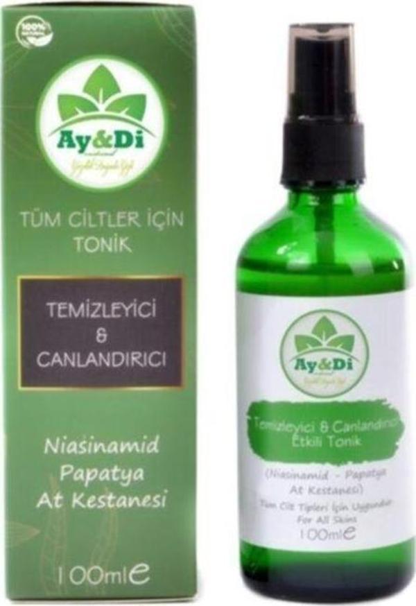Ay&Di Natural Temizleyici Canlandırıcı Gözenek Sıkılaştırıcı Etkili Tonik 100 Ml - Image 1