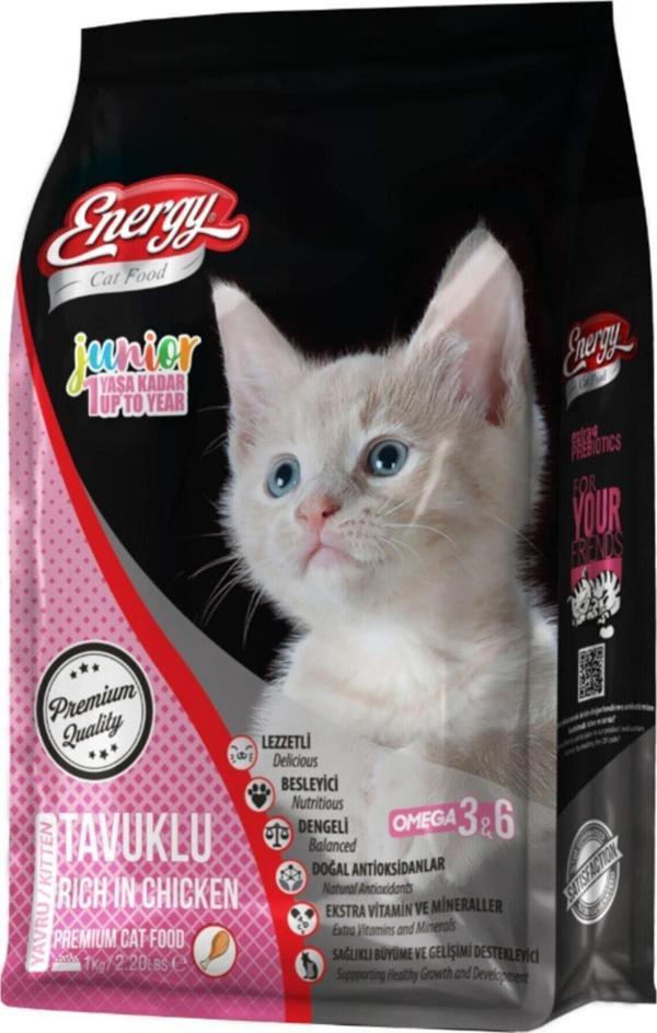 Energy Yavru Tavuklu Kedi Maması 1 Kg - Image 1
