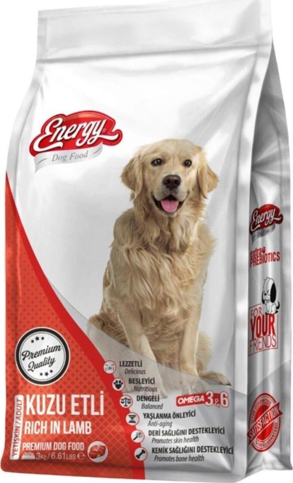 Energy Yetişkin Kuzu Etli Köpek Maması 3 Kg - Image 1