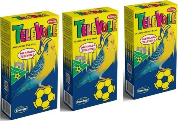 Energy Bird Food Televole Muhabbet Kuşu Yemi Fb 3 Adet 300 Gram - Image 1