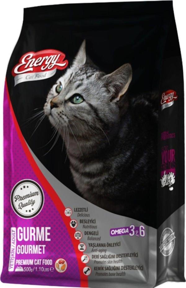 Energy Gurme Yetişkin Kedi Maması 500 Gram - Image 1