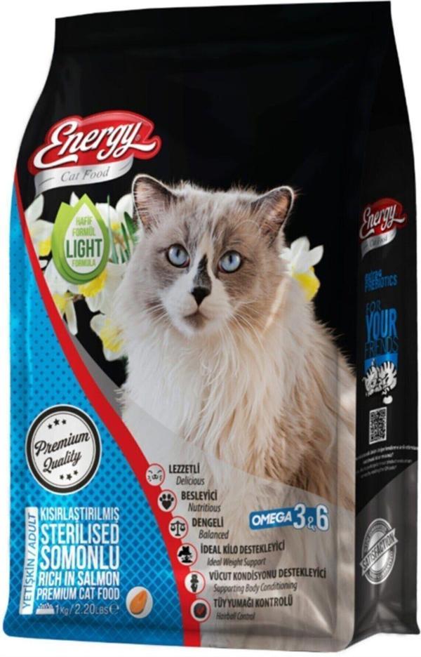 Energy Kısırlaştırılmış Yetişkin Kedi Maması 1 Kg - Image 1