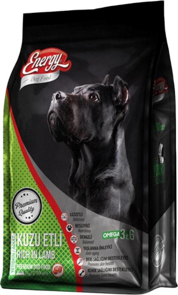 Energy Kuzu Etli Köpek Maması 1 Kilogram-2 Adet - Image 1