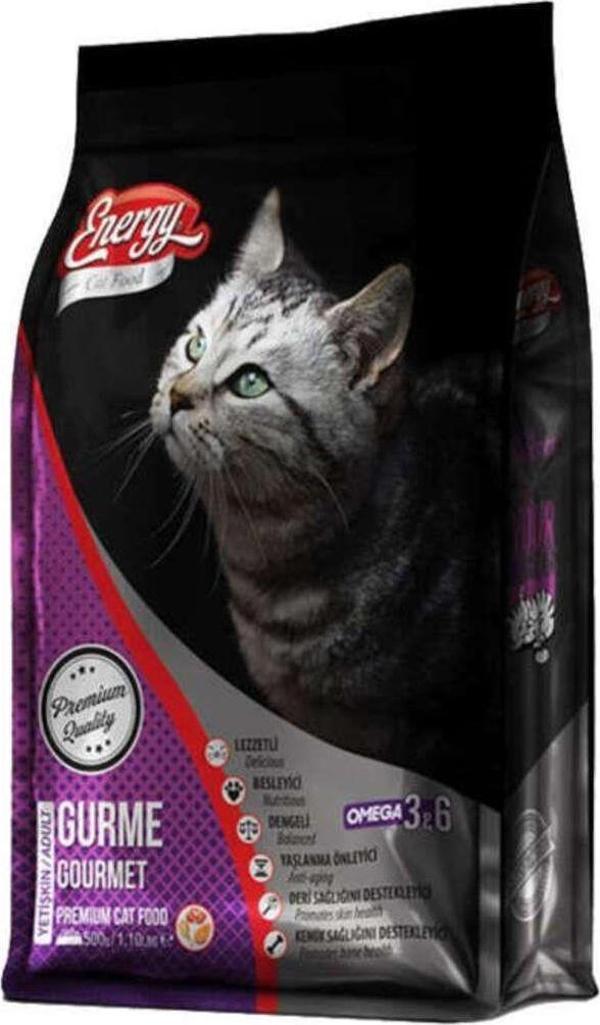 Pet Food Energy Cat Food Energy® Gurme Yetişkin Kedi Maması-500 Gram - Image 1