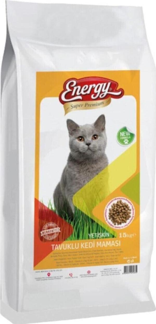 Pet Food Energy Cat Food Energy® Tavuklu Yetişkin Kedi Maması-15 Kilogram - Image 1