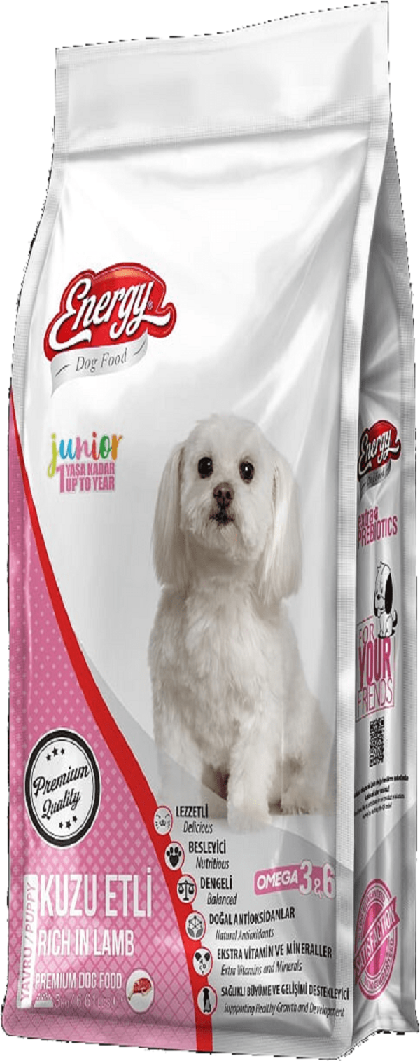 Pet Food Energy Dog Food Energy® Kuzu Etli Yavru Köpek Maması-3 Kilogram - Image 1