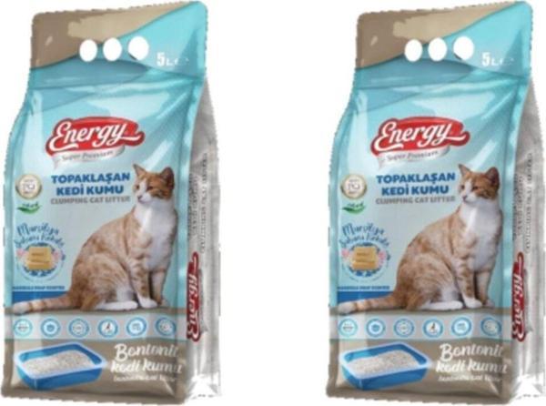 Pet Food Energy Kedi Kumu - Sabun Kokulu Bentonit/Doğal-2 Adet 5 5 = 10 Lt - Image 1