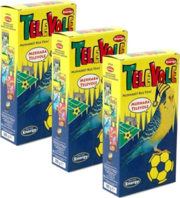 Pet Food Energy Televole Muhabbet Kuşu Yemi-Fb-300 Gram-3 Adet - Image 1